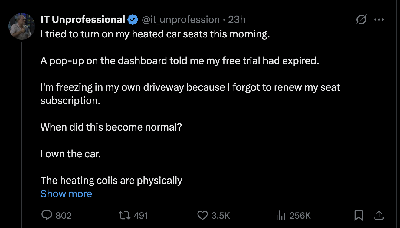 Anyone paying for this type of coercion blackmail is not only a fool, but ruining the world for the rest of us.