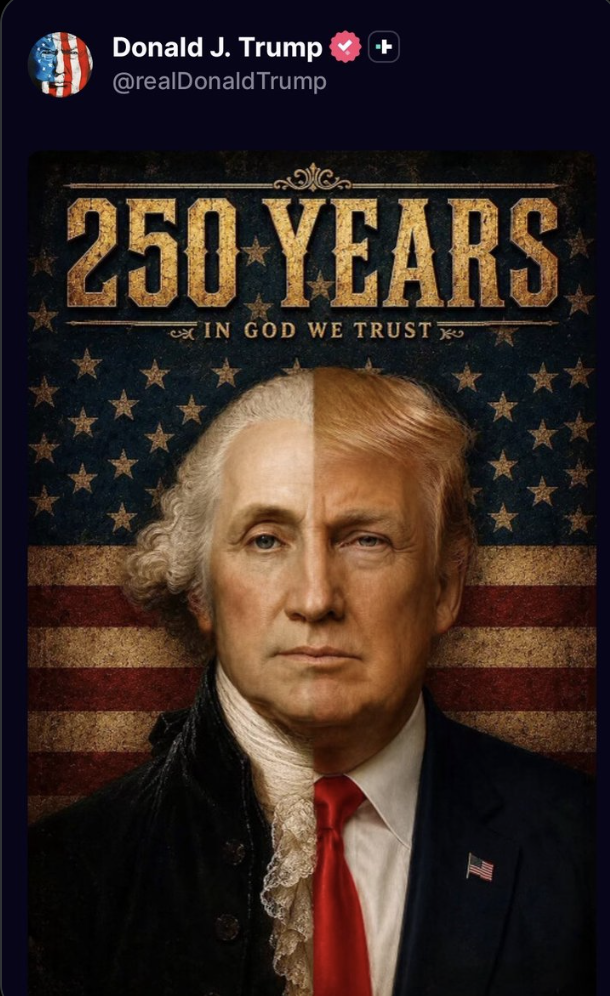 Trump compared with Washington.