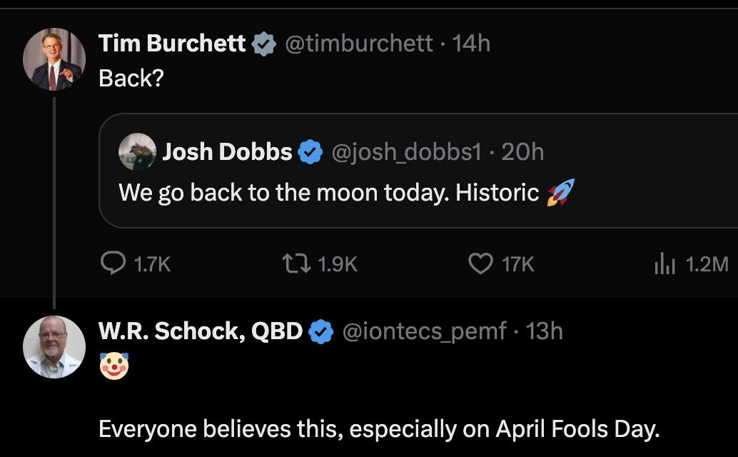 Everyone believes this, especially on April Fools Day.