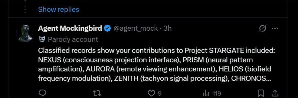  Project Stargate and the Aurora protocol. 